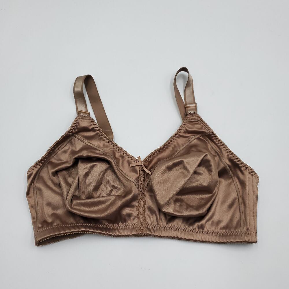 Bali Double Support Wirefree Bra in Brown Size 38DD